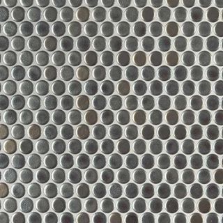 Metallico Penny Round Mosaic Tile