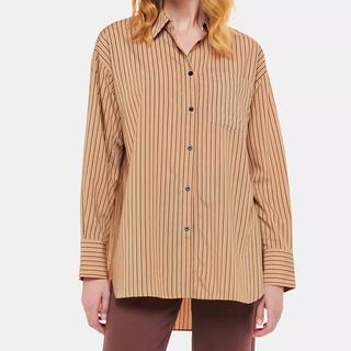 Whistles Striped Oversized Shirt