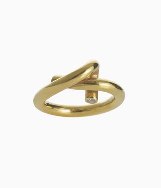 gold and diamond ring by Jenny Sweetnam fine jewellery