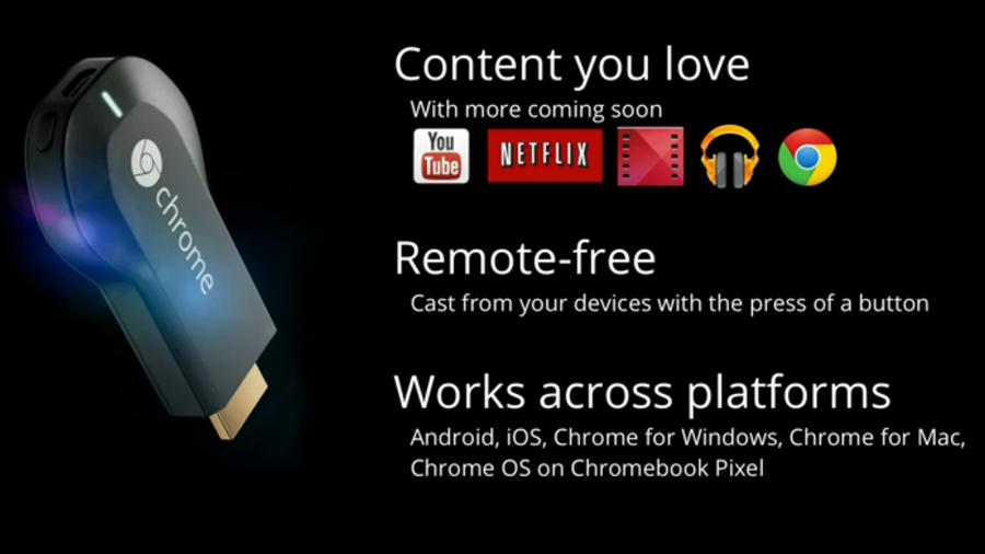 Chromecast apps list grows