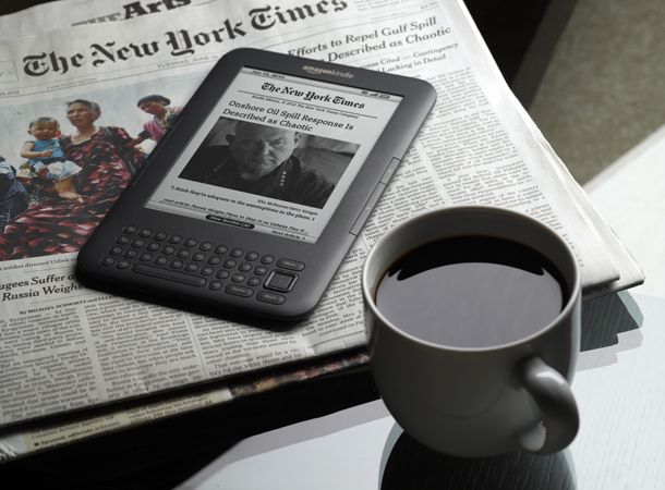 Amazon Kindle in situ