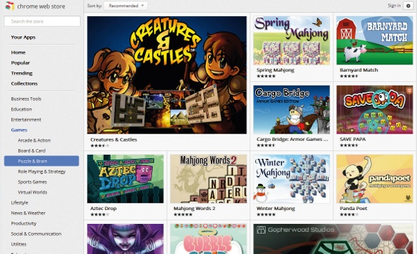 The Chrome Web Store loads a lot of content with Ajax in a way that feels like a fast, natural browsing experience