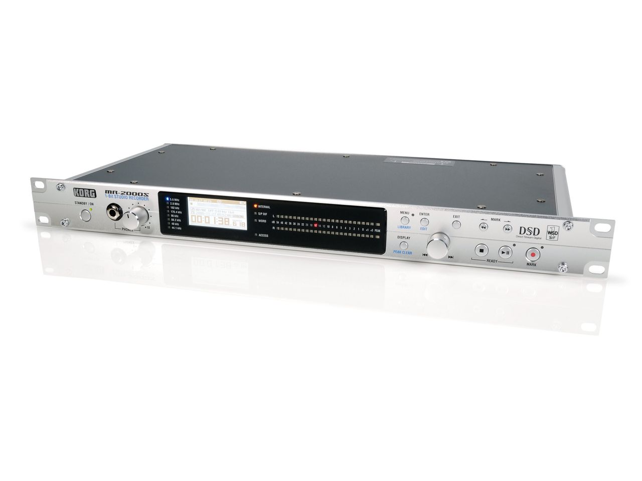 The MR-2000S contains an 80GB hard disk