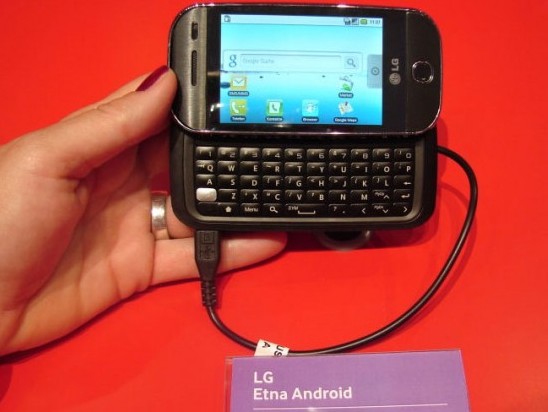 The Etna - LG&#039;s first Android?