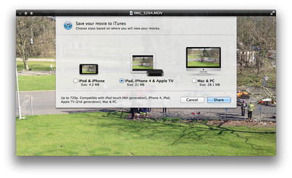 export from quicktime