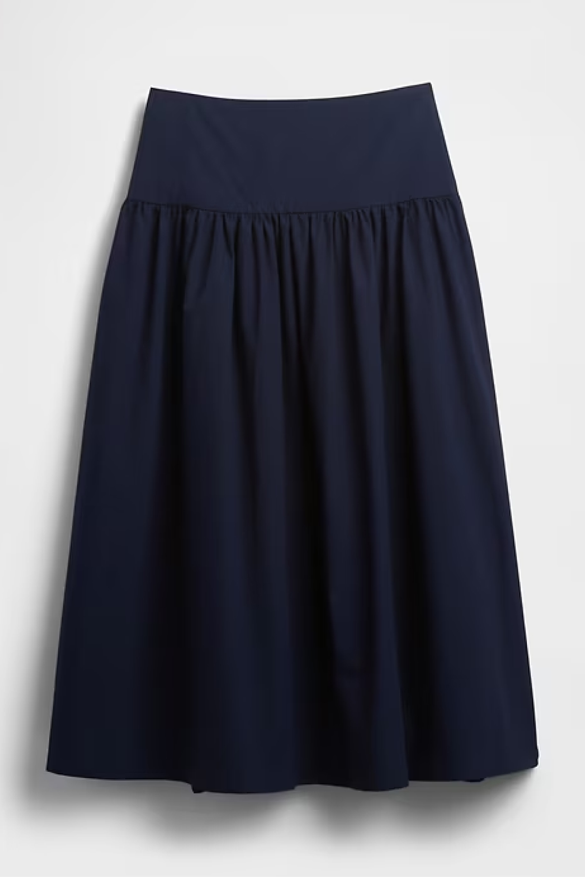 Gap Poplin Drop-Waist Maxi Skirt