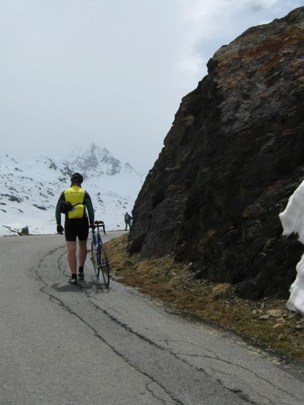 It's a hard ride to the summit