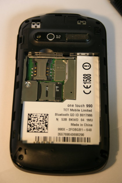 Alcatel one touch 990 review