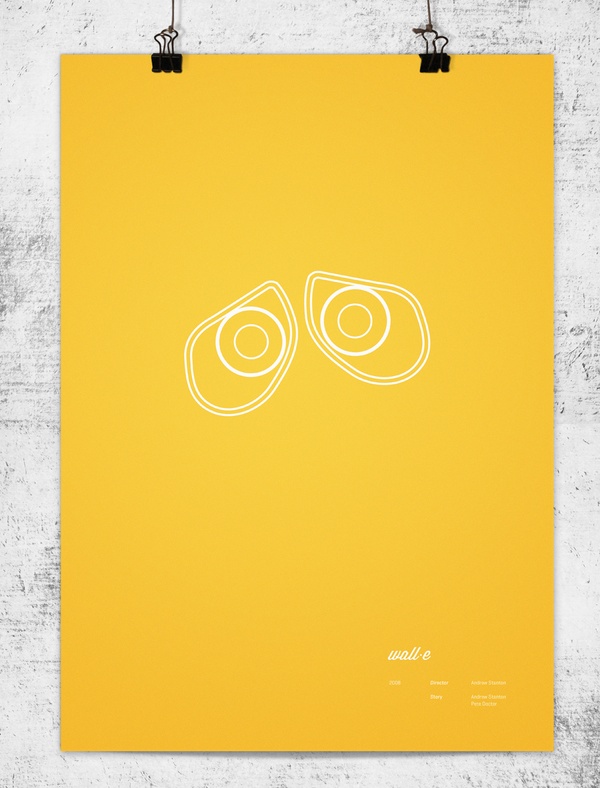 Wonchan Lee - Pixar Minimalist Posters