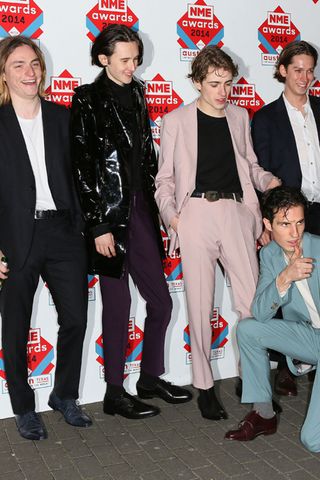 Swim Deep Pose At The NME Awards, 2014