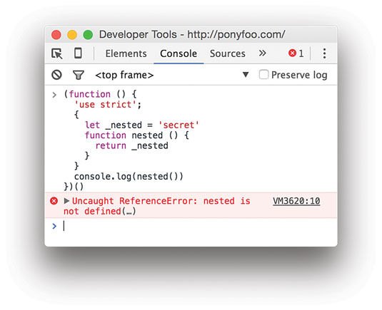 ES6: block scoping