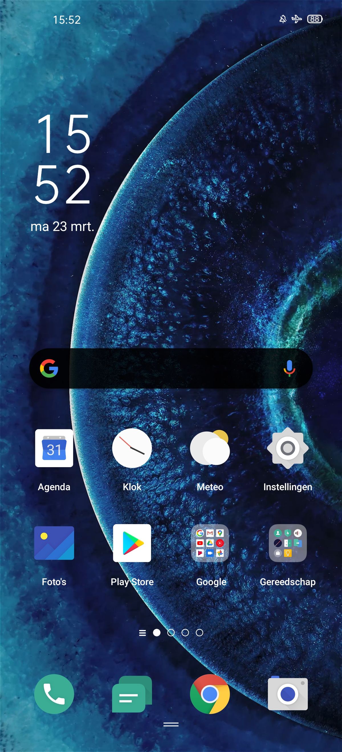 Oppo Find X2 Pro homescherm