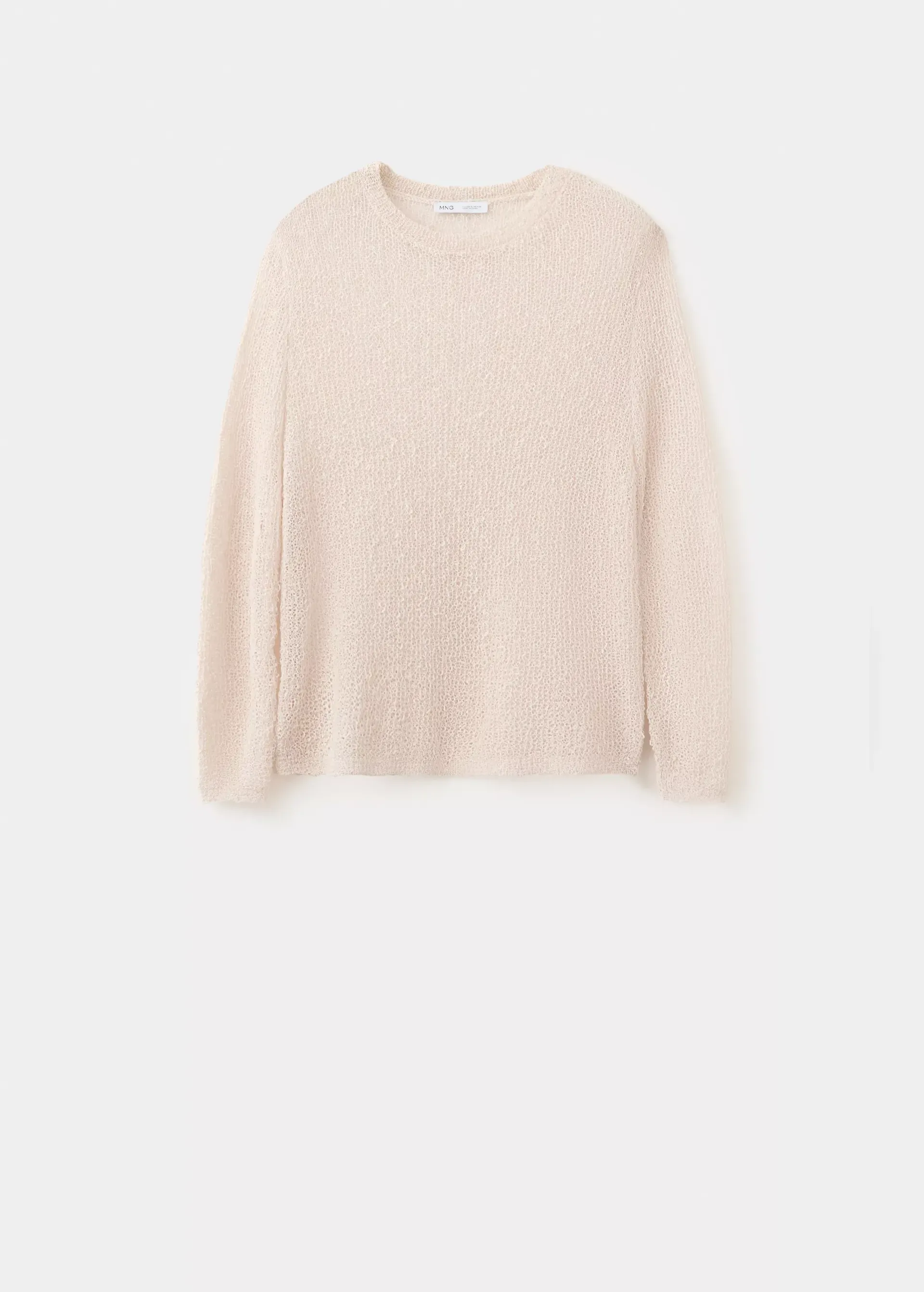 Open-Knit Long-Sleeve Sweater - Women | Mango Usa