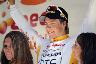 Edvald Boasson Hagen (Team Columbia - HTC) won the stage and is the overall leader of the Eneco Tour.