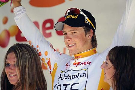 Edvald Boasson Hagen (Team Columbia - HTC) won the stage and is the overall leader of the Eneco Tour.