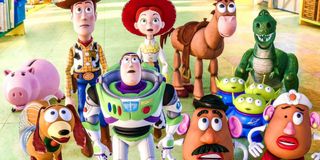 The toys gathered in Pixar's Toy Story 3