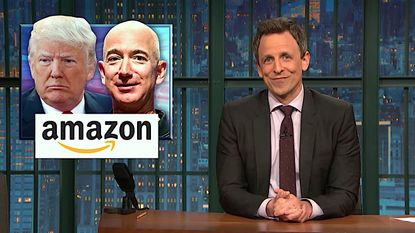 Seth Meyers looks at Trump war on Amazon