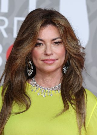 Shania Twain attends The BRIT Awards 2023 at The O2 Arena on February 11, 2023 in London, England