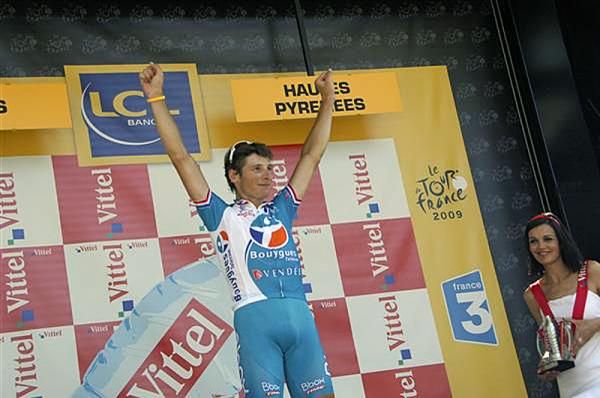 Pierrick Fedrigo collects BBox Bouygues Telecom's second stage win in this year's Tour