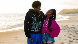 Michael Cooper Jr. and Lovie Simone in Netflix's Forever.