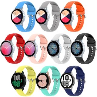 HSWAI 20mm Soft Silicone Strap 10 Pack
