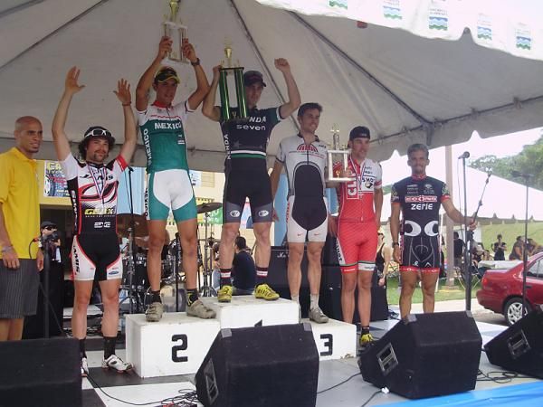 Elite men's podium