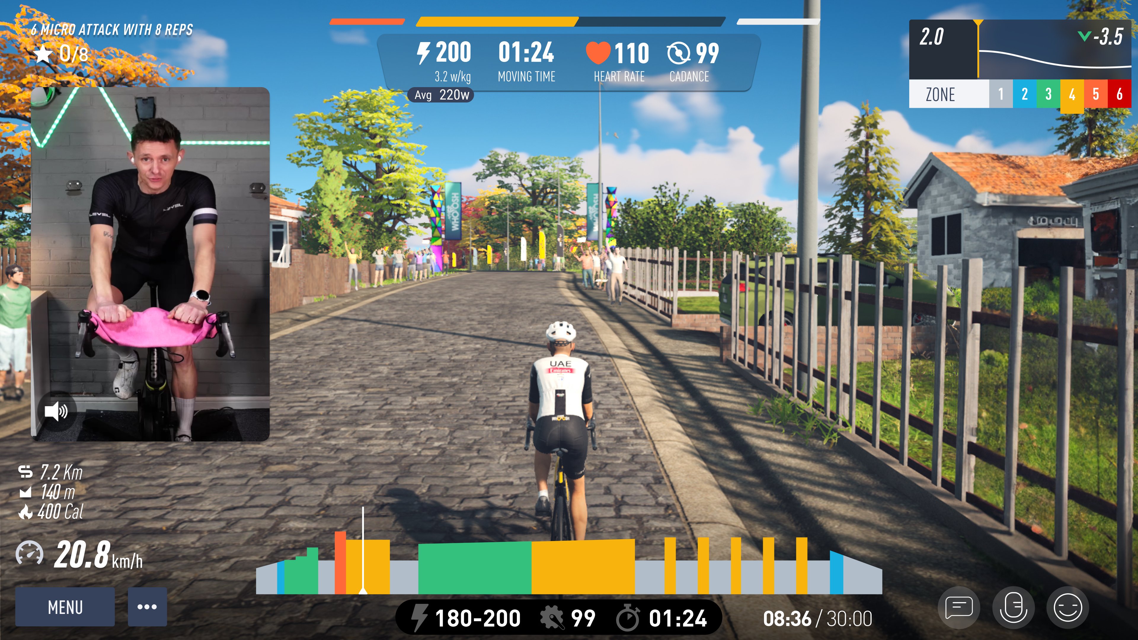 MyWhoosh online training