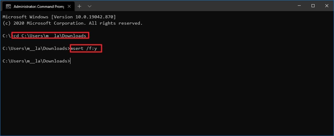 Microsoft Safety Scanner Command