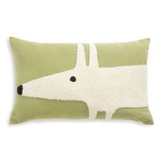 Habitat X Scion Mr Fox Cushions 2 Pack Green & White-30x60cm