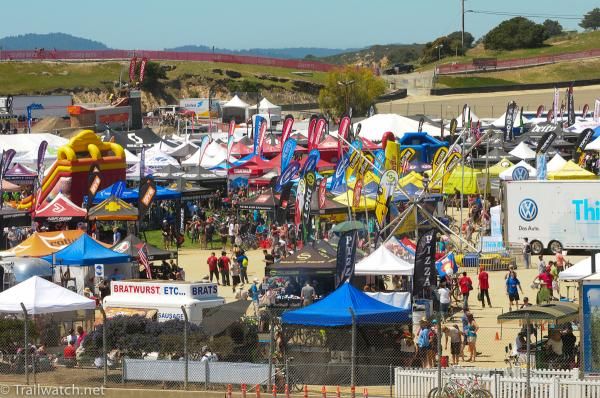 The infield at Laguna Seca Raceway
