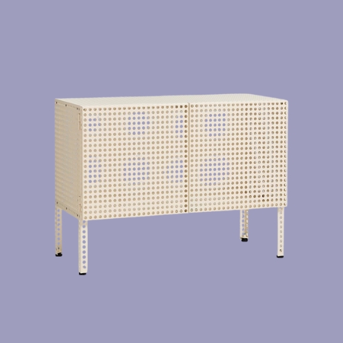 HAY, Perforated Cabinet Floor-Small-Eggshell