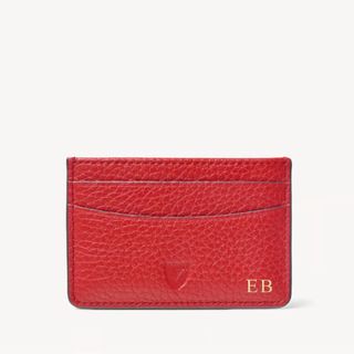 personalised gifts res aspinal leather card holder