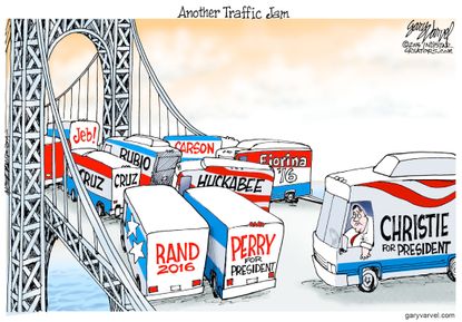 Political cartoon U.S. GOP Christie 2016