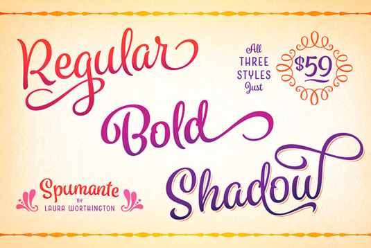 Font of the day: Spumante