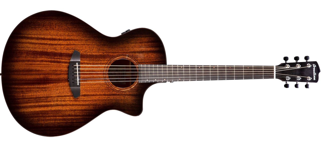 Breedlove's Wildwood Pro Series Concerto Suede CE guitar