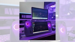 ASUS ROG Ally with dual-screen mod