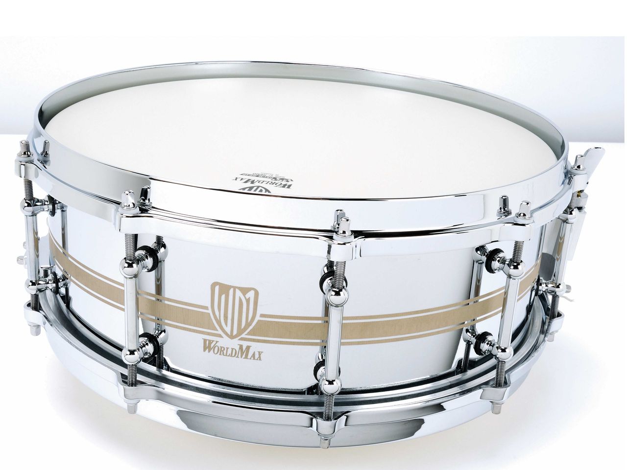 The 3mm steel snare is a hefty beast, lift from the knees!