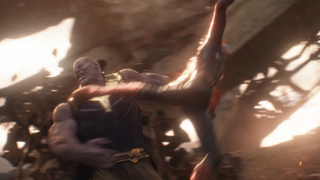Spider-Man versus Thanos