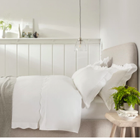 The White Company Scallop Edge Bed Linen Collection, was