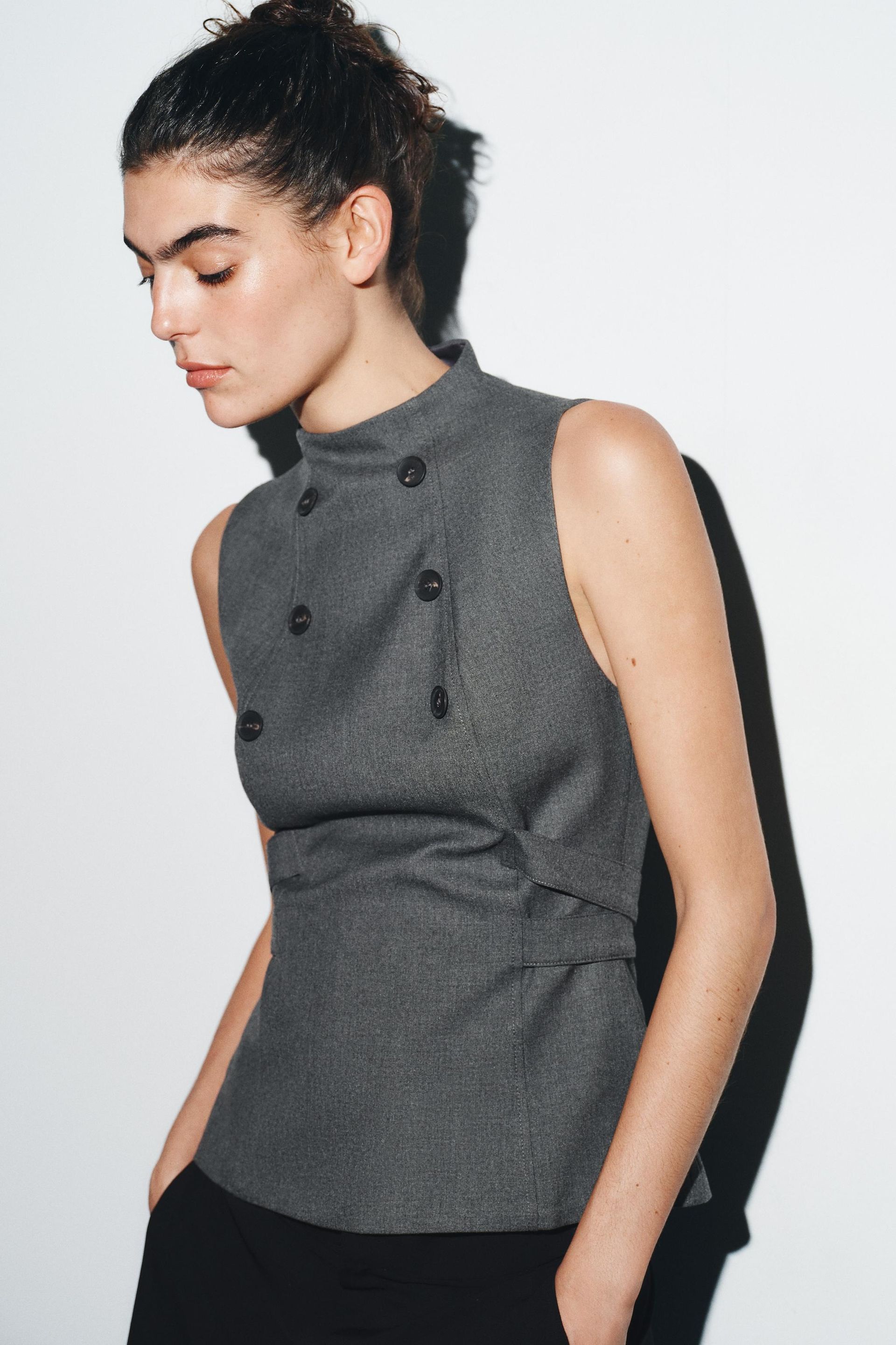 Buttoned Top