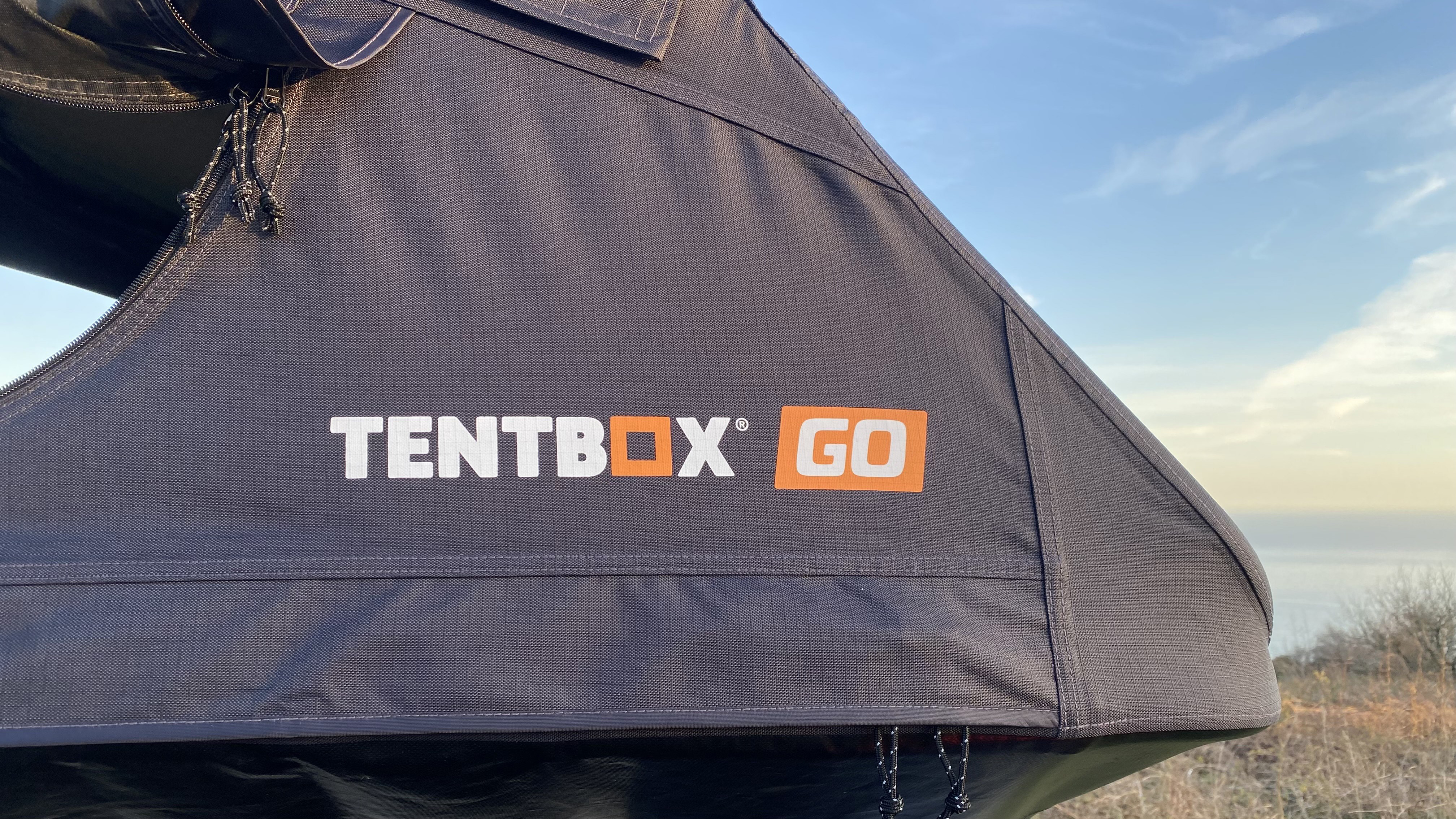 Close up of the TentBox Go