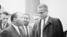 Malcolm X (right) with Martin Luther King Jr. Date unknown