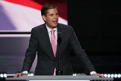Eric Trump did not expect Hispanic advisers to leave after speech on Wednesday night. 