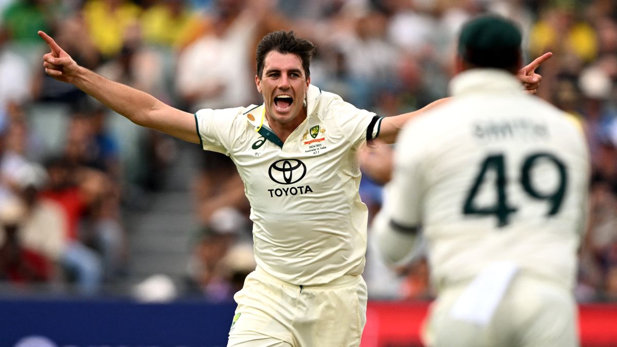 Australia captain Pat Cummins on the first day of Australia vs India 2nd Test