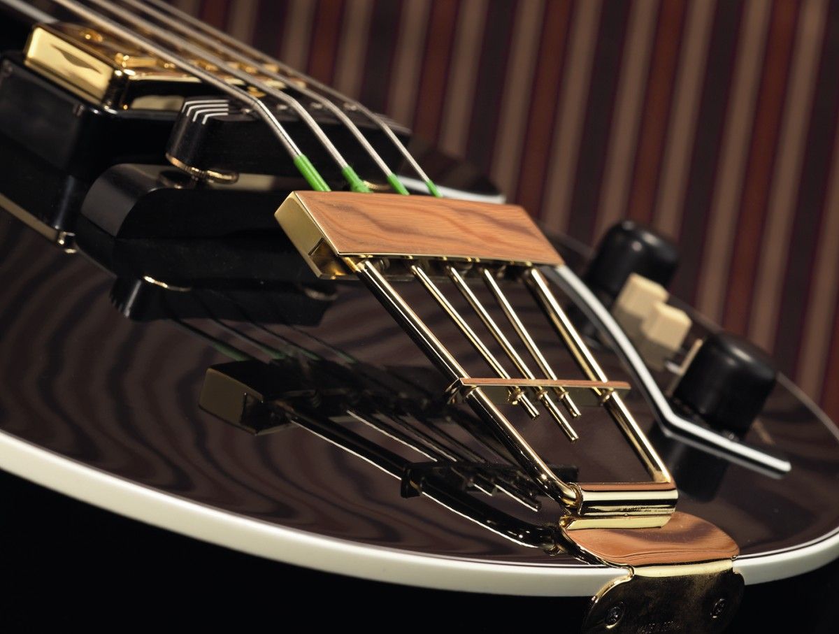 Gold hardware and pickup covers