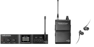 Fig. 6. Audio-Technica’s M2 system features an auxiliary input that accepts an external miniature microphone for ambient pickup.