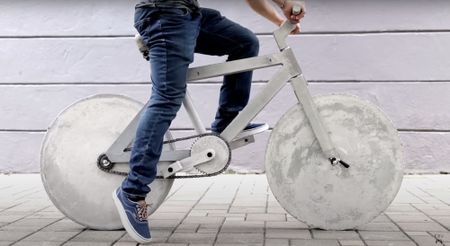 Picture of a concrete bike