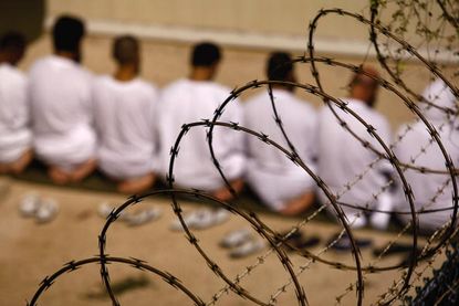 Guantanamo Bay detainees in 2009.