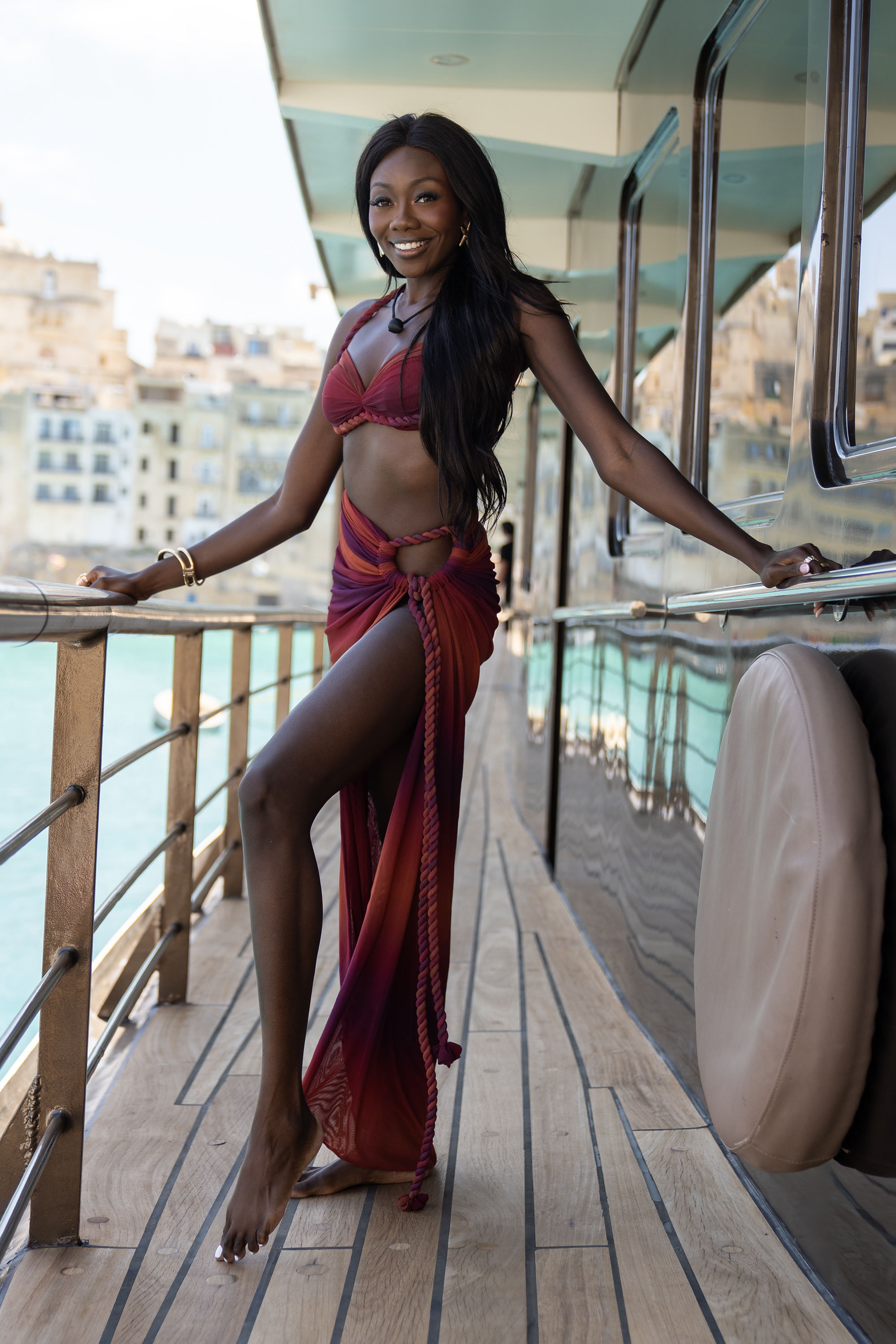 Sade from the Hulu dating show 'Love Overboard.'