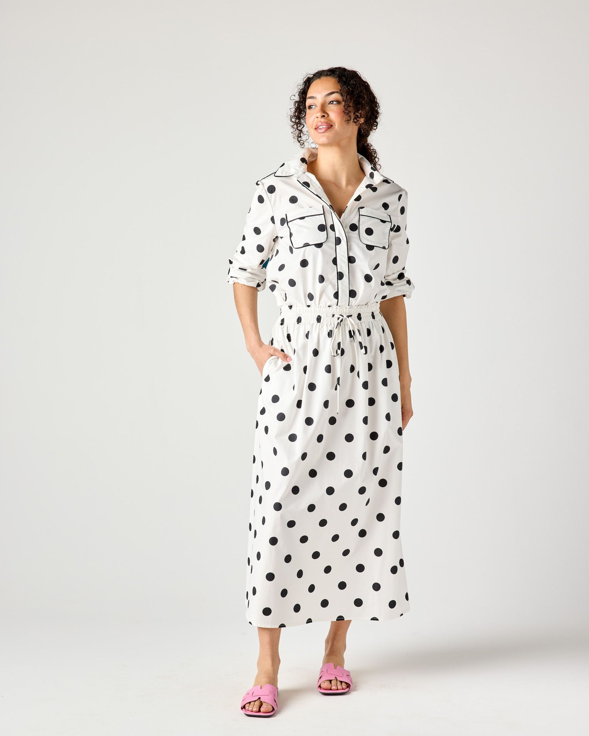 Knoll Skirt in Polka Dot